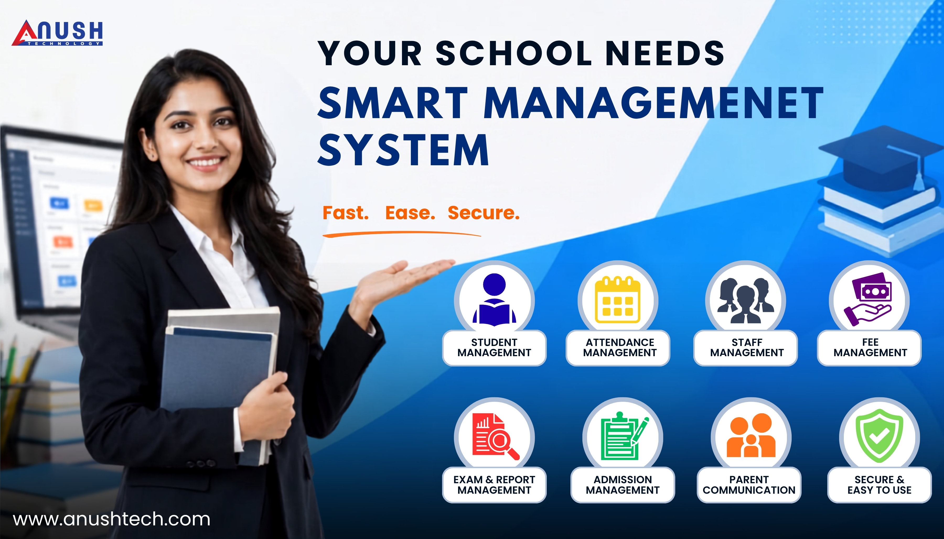Online School Management System in South East Delhi